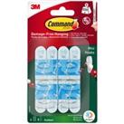 Command Outdoor Mini Hooks Clear