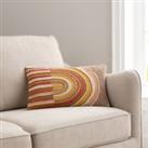 Artisan Rainbow Cushion Yellow/Red/White