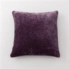 Vintage Chenille Cushion Purple