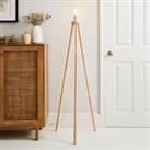 Paint Your Own Tripod Floor Lamp Natural