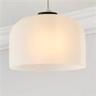 Palazzo Easy Fit Frosted Pendant Light White