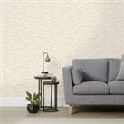 Ditsy Leaves Sandstone Wallpaper Cream