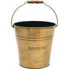 30cm Kindling Bucket Brass