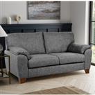Meyer Tonal Weave 2 Seater Sofa Grey