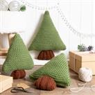 Wool Couture Pine Tree Cushion Knit Kit Green