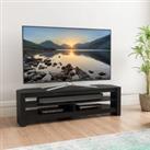 Calibre Wide TV Stand 140,Oak Effect Black