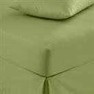 Pure Cotton Fitted Sheet Green