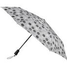 totes Xtra Strong Grey Spots Umbrella Grey/Black