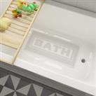 BATH Print Bath Mat White
