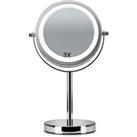 Free Standing Light-Up Mirror Silver