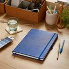 Waters and Noble Premium Faux Leather A4 Notebook Royal Blue