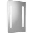Malham Battery Operated Light-Up Mirror, 30x45cm Clear