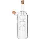 Glass Duo Oil & Vinegar Bottle Clear