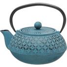 Cast Iron 1L Infuser Teapot Blue