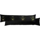 Evans Lichfield Gold Bee Draught Excluder Black