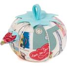Hobby Gift Sew Retro Large Pin Cushion Blue/Red/Yellow