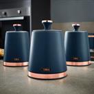 Tower Set of 3 Cavaletto Canisters Blue