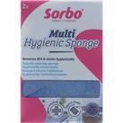Sorbo Pack of 2 Hygenic Sponges Blue