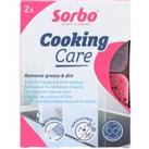 Sorbo Pack of 2 Cooking Care Sponges Pink