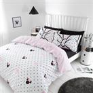Disney Minnie Mouse Duvet Cover and Pillowcase Set Pink