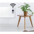 Dunelm White Igenix 1500W White Wifi Enabled Panel Heater, 92cm x 24cm x 43cm White