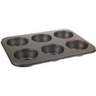 Luxe 6 Cup Muffin Tray Grey