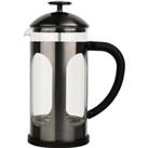 Siip Infuso Gunmetal Stainless Steel Glass 8 Cup Cafetiere Clear/Silver