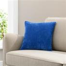 Velour Cushion Cobalt Blue