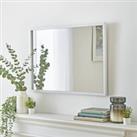 Essentials Over Mantle Mirror, White White