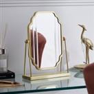 Equatorial Desk Mirror Gold