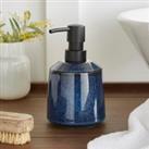Glaze Soap Dispenser Blue