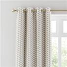 Arbour Natural Eyelet Curtains Beige
