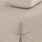 Pure Cotton Fitted Sheet Beige
