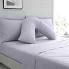 Pure Cotton V-Shaped Pillowcase Purple