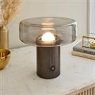 Dorien Glass Rechargable Table Lamp Gold