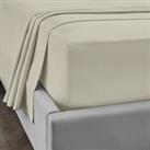 Dorma Egyptian Cotton 400 Thread Count Percale Fitted Sheet Cream