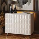 Elevate SMART LED Small Sideboard White