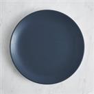 Stoneware Dinner Plate, Blue Blue