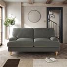 Darwin Large 2 Seater Sofa Cosy Velvet Grey