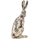Meg Hawkins Resin Hare Ornament Bronze