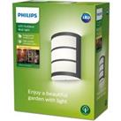 Philips Python Integrated LED Outdoor Wall Light, Warm White White