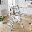 3 Tier A Frame Heated Airer Grey