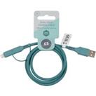 Dual Head Charge Cable Blue
