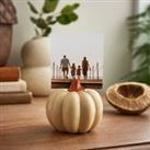 Sand Pumpkin Photo Holder Sand