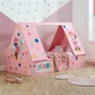 Minnie Mouse Tent Single Bed Pink