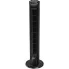 Igenix 29" Tower Fan with 7.5H Timer Black