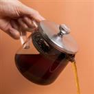 La Cafetire Kericho 2 Cup Glass Infuser Teapot Clear/Silver