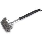 Norfolk Grills Triple Head Grill Cleaning Brush Silver
