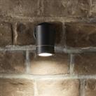 Lantana Metal Fixed Spot Outdoor Wall Light Dark Grey