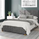 Caine Firenze Velour Ottoman Bed Frame Grey